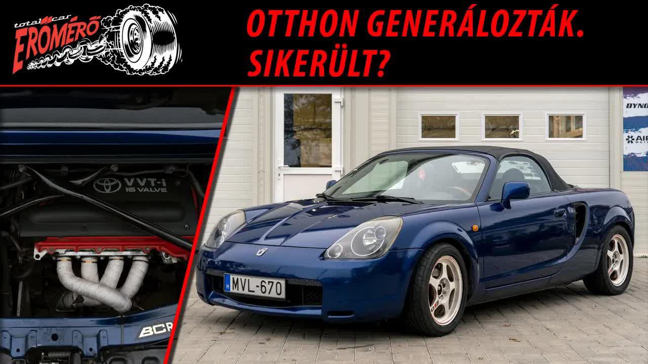 Motorfelújítás házilag: de hogy sikerült? - Toyota MR-2 az Erőmérőben!