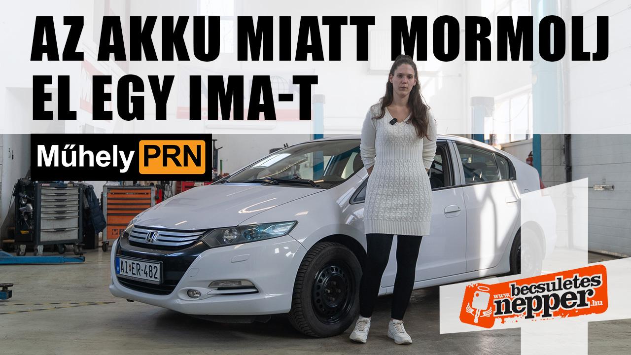 Thumbnail for Olcsó japán hibrid, buktatókkal – Honda Insight 1,3 Hybrid – 2009 – MűhelyPRN 287