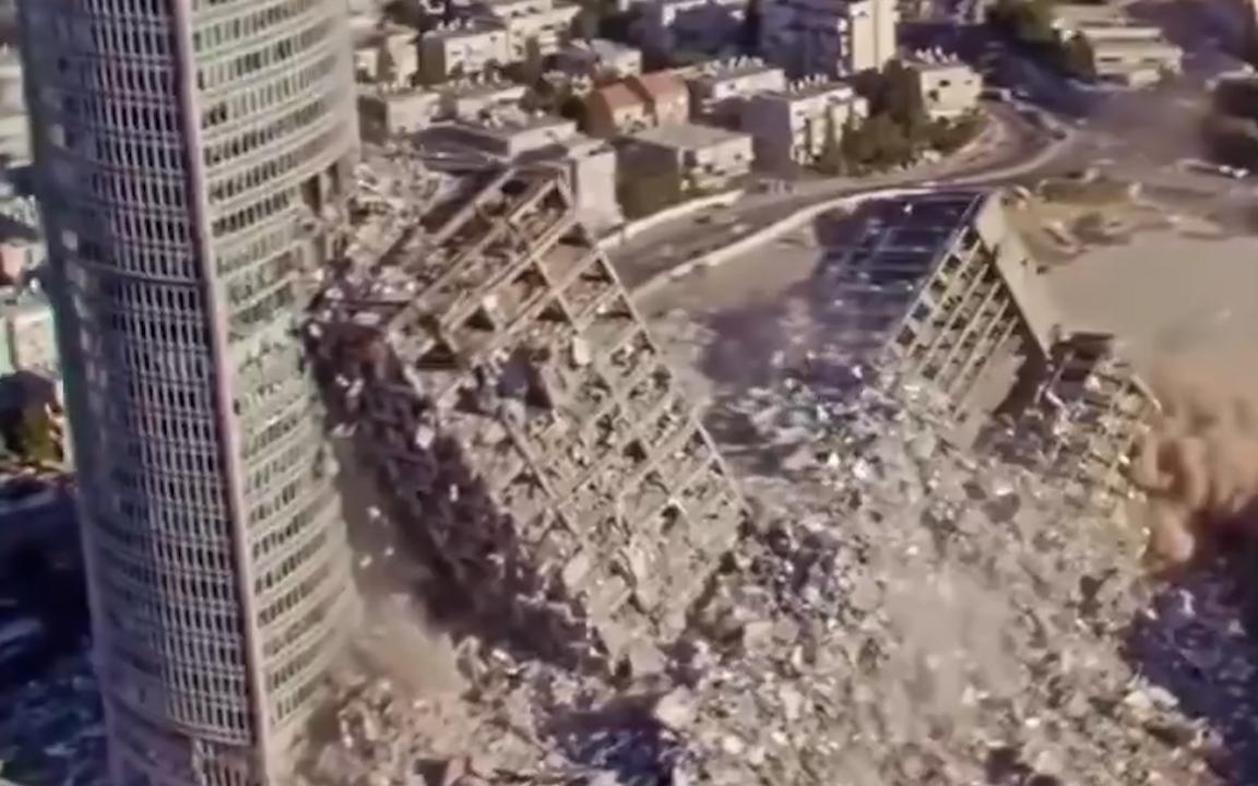 Thumbnail for Lángolt az ég Tel-Aviv felett, videón a példátlan iráni csapás
