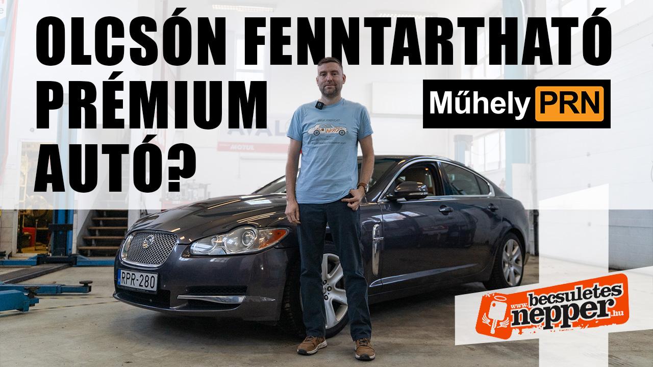 Két fékhibával is ugrik a nagymacska! – Jaguar XF 3,0D – 2010 – MűhelyPRN 284.