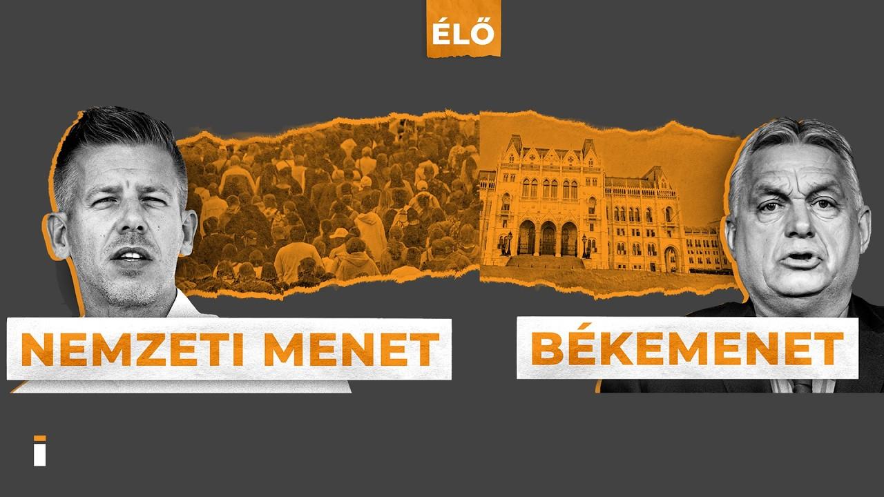 Thumbnail for Élőben a Békemenetről és a Nemzeti Menetről, kövesse az Indexen a beszédeket!