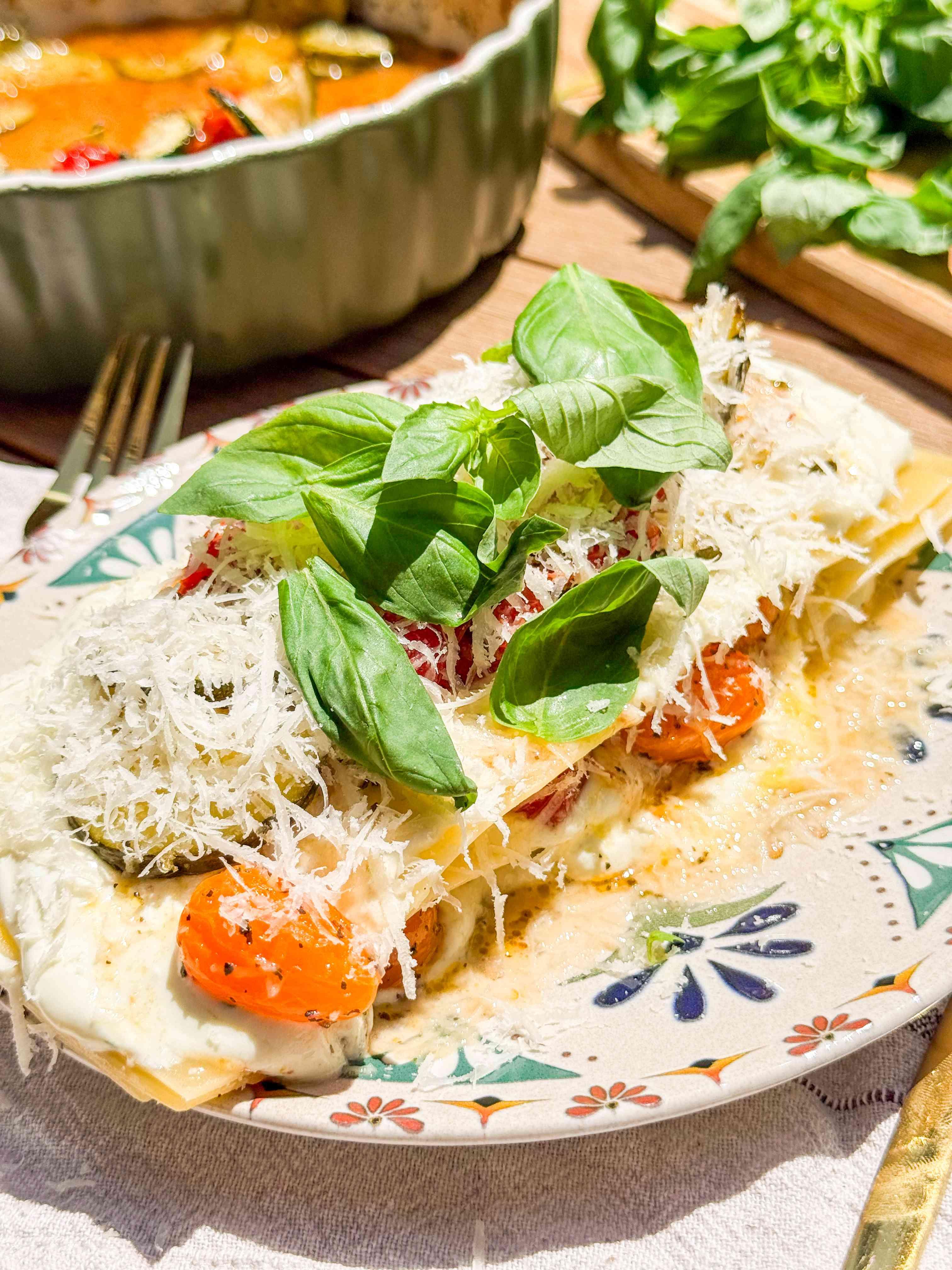 Nyári lasagne sütés nélkül