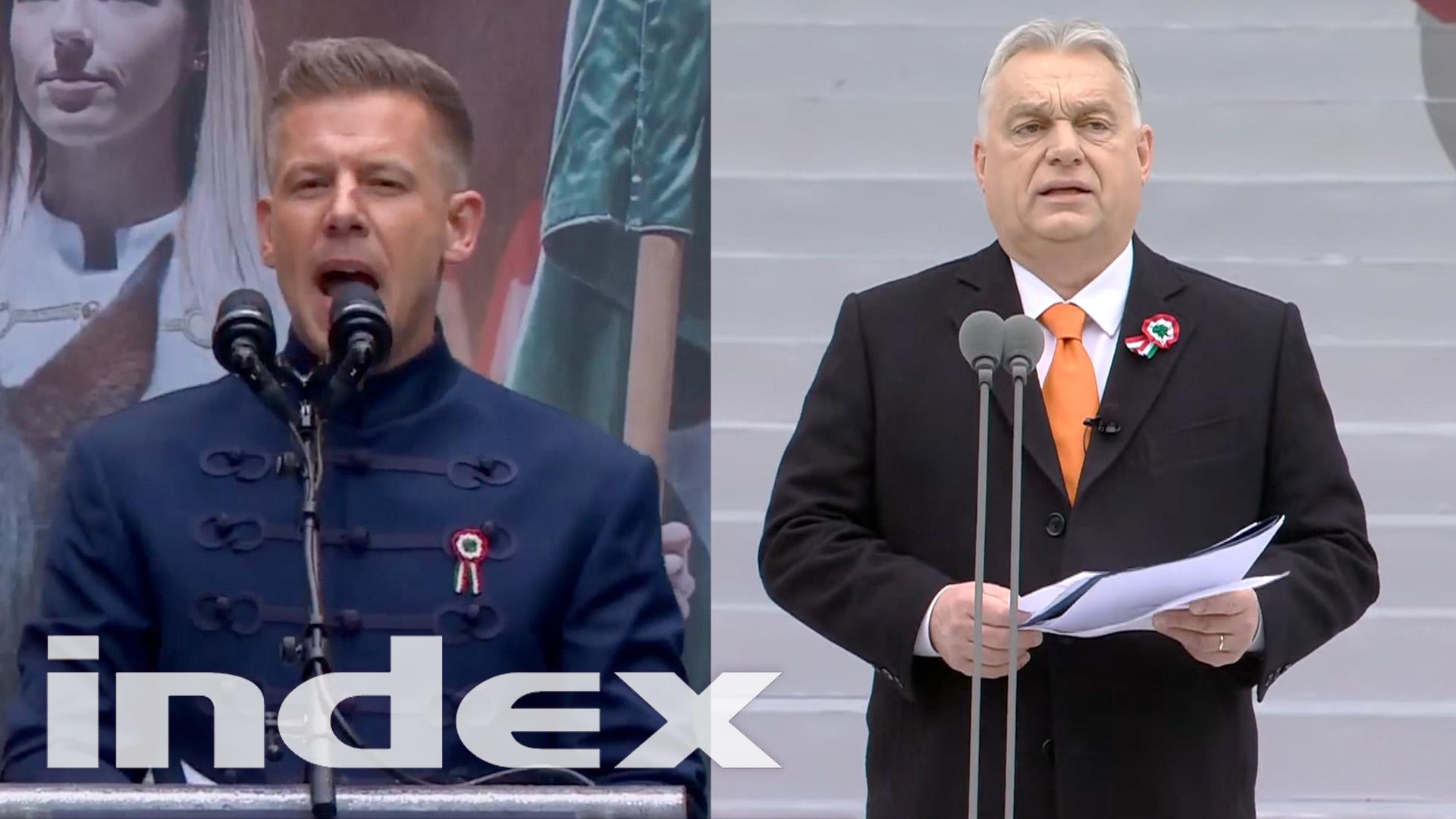Thumbnail for Poloskák, korrupt politikusok, Orbán dinasztia - ilyen volt Orbán Viktor és Magyar Péter beszéde