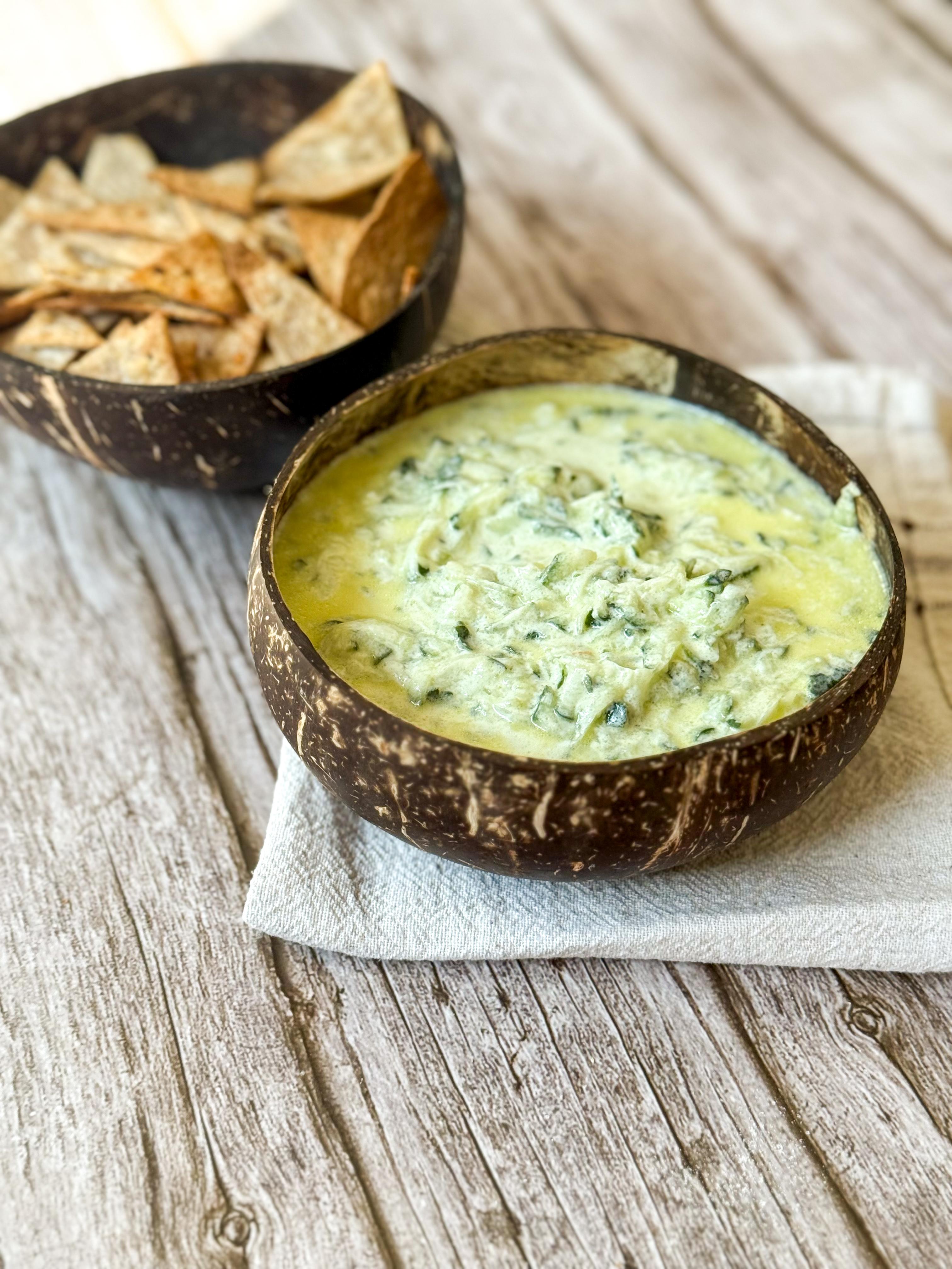 Tzatziki tortillachipsszel
