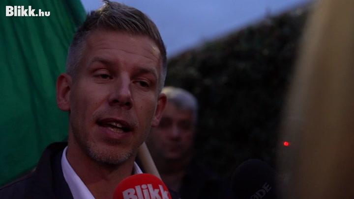 Thumbnail for Magyar Péter megszólalt a köztévés tüntetés után