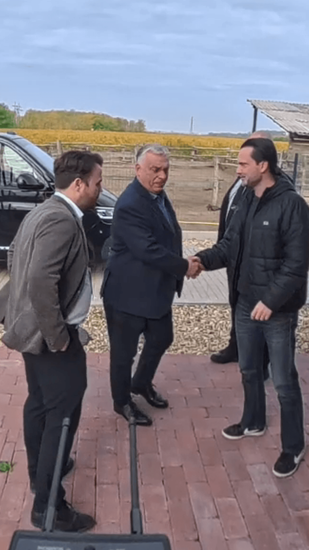 Orbán Viktor érkezése